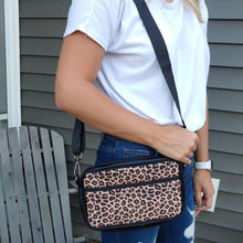 Load image into Gallery viewer, The Spencer  Crossbody Messenger Bag - Leopard Print - The Sweet Life by B. Lee
