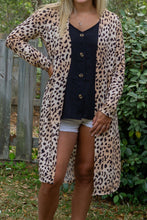 Load image into Gallery viewer, Leopard Print Cardigan - The Sweet Life by B. Lee
