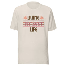 Load image into Gallery viewer, Living My Best Life Retro Graphic Tshirt
